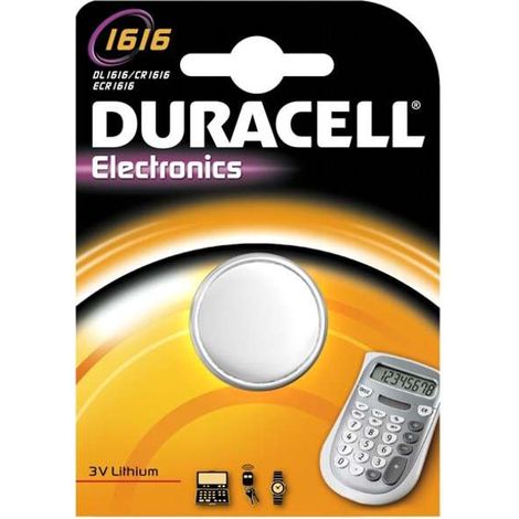 Pila Bottone Litio                 Dl1616 Duracell