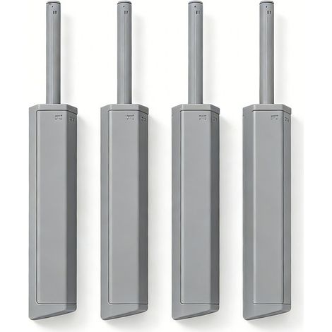 DTC Set di 4 chiusure magnetiche per armadietti con apertura a pressione, chiudiporta, ammortizzatore per apertura a pressione per ante di armadietti per impieghi gravosi, sistema di chiusura per cass (1/5)