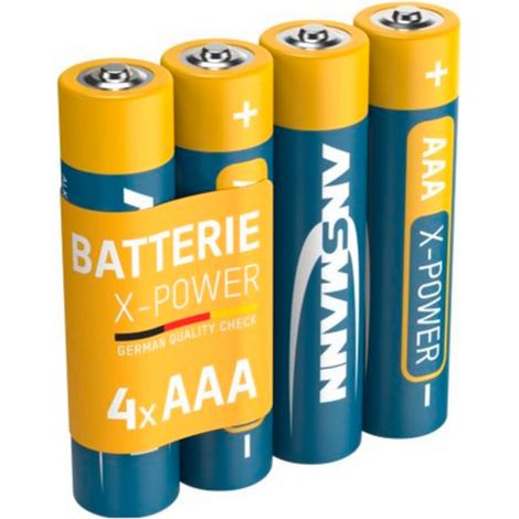 Ansmann X-Power Micro (AAA)-Batterie   1.5 V 4 St.