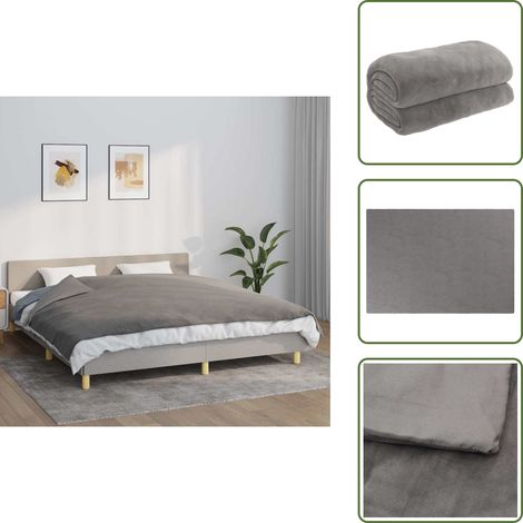 Gewichtsdecke mit Bezug Grau 155x220 cm 11 kg Stoff - Gewichtsdecke - Schlafhilfe - Bettdecke - Daunendecke Alternative - Schwere Decke (1/5)