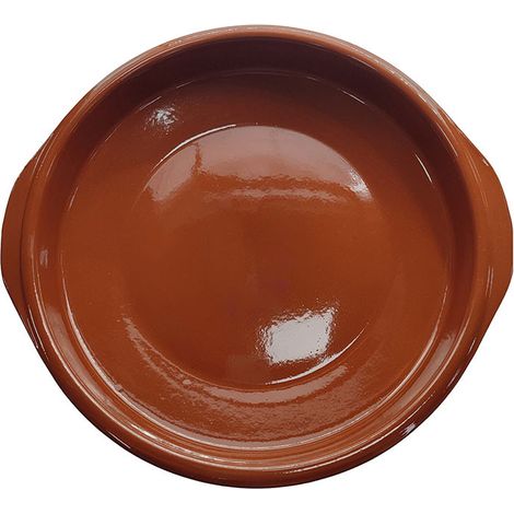 Casseruola classica in terracotta con manici ø16 cm