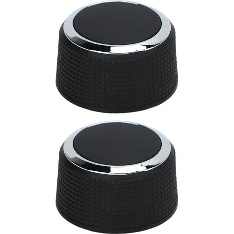Juego de 2 perillas de control de volumen de radio traseras 22912547, compatibles con Suburban 2007-2013 -Crezuo