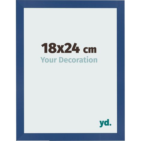 yd. - Cadre photo 18x24 - Bleu Fonce - MDF - Bologna (1/5)