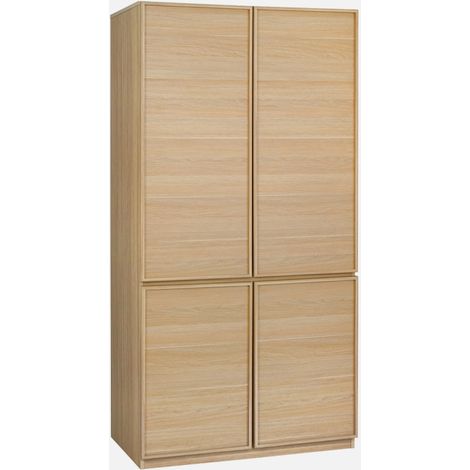 Modulo guardaroba effetto legno 4 ante 1 appendiabiti (1/5)