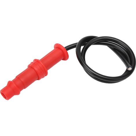 Câble de bougie et coiffe pièce détachée pour Polaris Ranger 400 HO 2010 2011 réf 3084980 en caoutchouc et cuivre rouge et noir 1 unité (1/5)