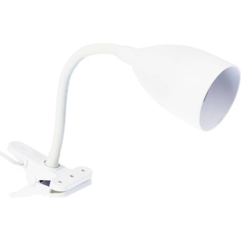 Lámpara de pinza «Sily» blanco - silicona H43 cm - Atmosphera créateur d'intérieur (1/4)