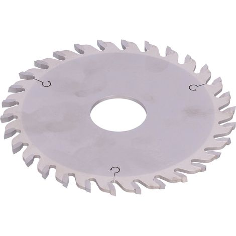 Sägeblatt aus legiertem Aluminium für Holzbearbeitung, 30 Zähne, zum Vertikalfräsen und Nutenschneiden, 125x30x3,5‑30T (1/5)