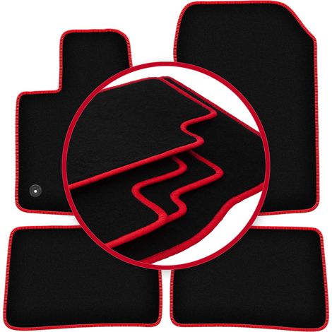 Tapis de voiture CARLUX-RED pour : Renault Twingo II berline (2007-2014)