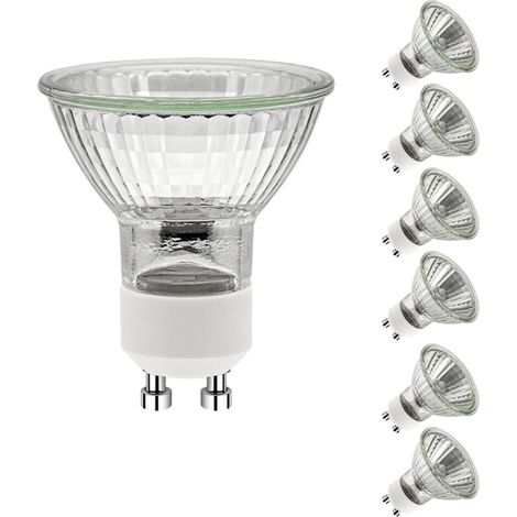 GU10 35W halogen bulbs, dimmable GU10 bulbs, GU10 2700K warm white halogen bulbs, 230V 35W halogen bulb, 50 x 53 mm halogen reflector, halogen bulbs for ceiling lights (1/4)