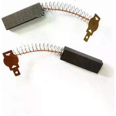 ressorts et fils 63x11x32mm Balais de charbon pour moteur électrique Outil électrique 15/64x7/16x126 POUR aspirateur à poussière (1/4)