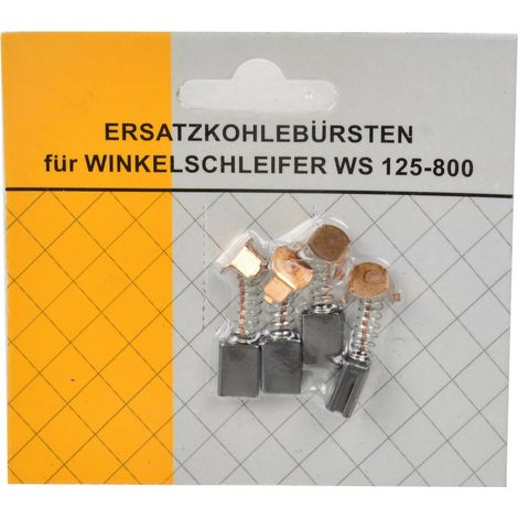Kohle-/Schleifbürsten 125 Blisterverpackung - 4 Stück/5x8x10 (1000) (1/3)