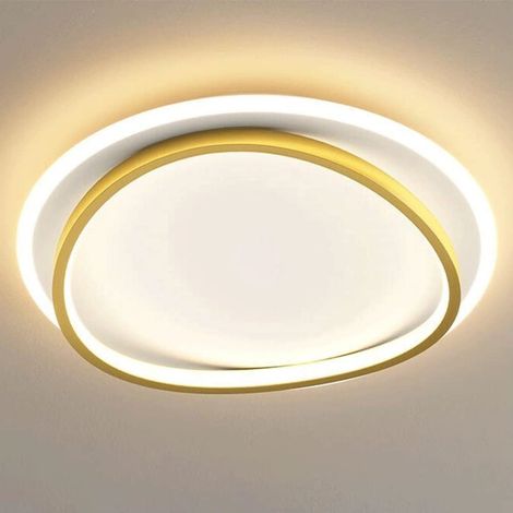 Trade Shop - LED-Deckenleuchte, 36 W, Kreis, Weißgold, modern, rund, natürliches Licht, 71493 - (1/5)