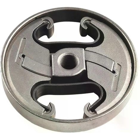 Kit d'embrayage pour tronçonneuse Husqvarna 340, 345, 350 et 445 : tambour, pignon, roulement à aiguilles, pompe à huile, vis sans fin – JXLGV (1/5)