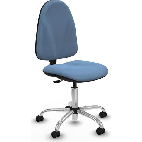 Algarra CP bali azul cielo  base cromada ruedas engomadas 50mm
