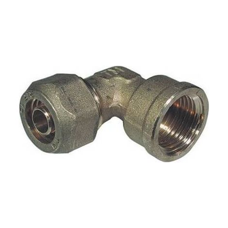 GOMITO A 90° FEMMINA PER TUBO COBRA-PEX Misura: 1/2 x 15