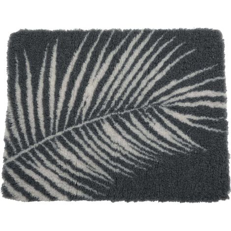 Tapis isolants pour chiens 50 x 70 cm gris avec motif végétal - zolux (1/4)