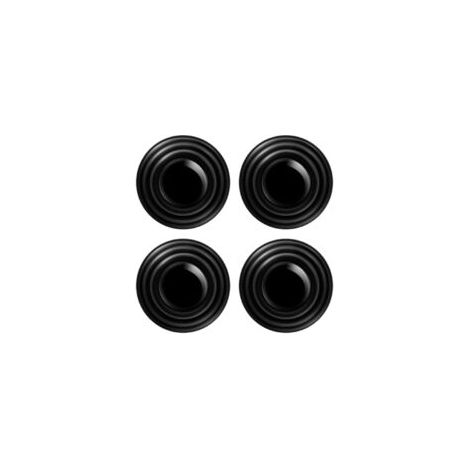 Sollbry 8 pièces joints de porte de voiture, silencieux et amortisseurs (noir, 27×10 mm) (1/2)