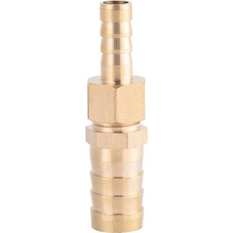 Reduzierstück für Schlauchanschluss aus Messing, Schlauchtülle, Reduzierstecker (8 mm-19 mm, 1 Stück)