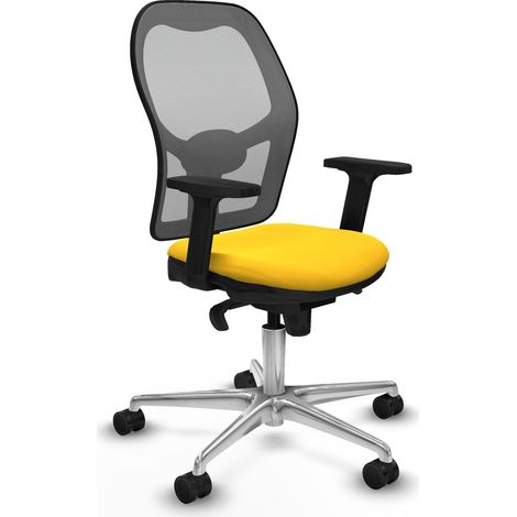 Chaise de bureau piqueras y crespo La Jorquera base aluminium mousse