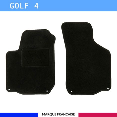 Tapis de sol voiture - Sur mesure pour  Volkswagen GOLF 4 (01/1998-10/2003) - Antidérapant - Tapis de sol avant 2 pièces