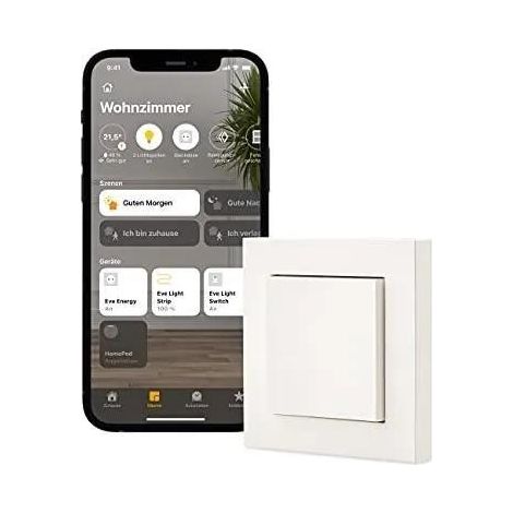 Eve Interruttore Luce bianco interruttore a muro connesso Apple HomeKit