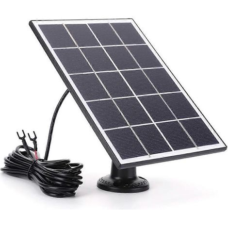 Panneau solaire 3 W pour sonnette vidéo Ring 4, 3 et 3 Plus 2 - Chargeur de sonnette intelligente - CJY Multicolore-AquaForge (1/5)