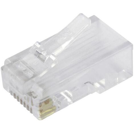 Fiche modulaire mâle non blindée Cat.5e BEL Stewart Connectors SS-37000-002 RJ45 mâle, droit Pôle: 8P8C transparent 1 pc(s) Q085721 (1/3)