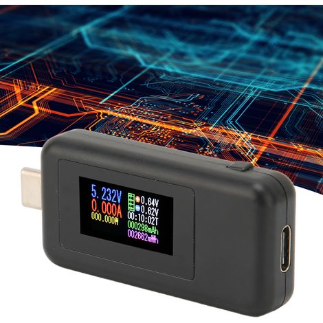 Testeur USB avec Affichage IPS HD, Détection en Temps Réel, Haute Précision et Fonction d'Arrêt (1/5)