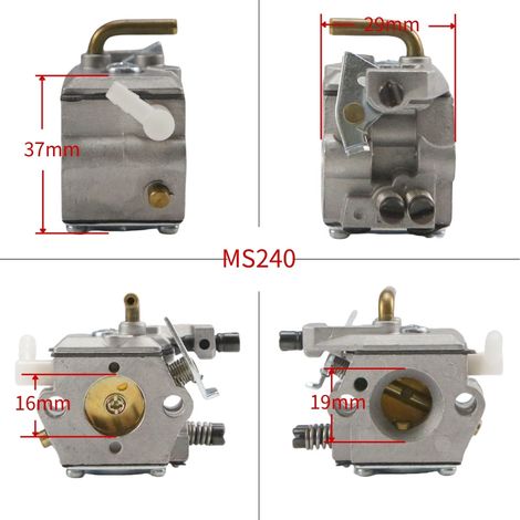 Kit carburateur complet avec filtre à air et bougie – Pour Stihl MS260, MS240 (024/026) – Modèle WT 194 (1/4)