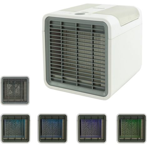 MaxxHome Aire Acondicionado Portátil 72W - Pequeños Enfriadores de Aire Blancos para el Hogar, Dormitorio y Oficina - Acondicionadores de Aire Móviles sin Manguera de Escape - Portátil Mini A/C (1/5)