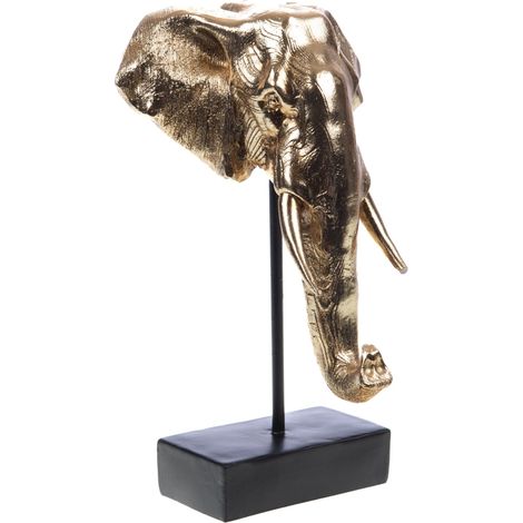Amadeus - Statue éléphant doré 18,5 cm (1/3)