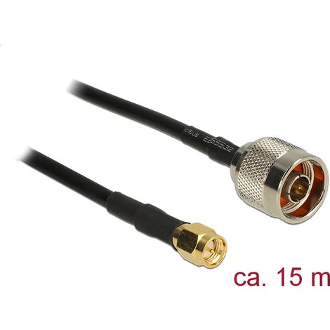Cable Antena N Macho a SMA Macho CFD200 15 m  baja perdida