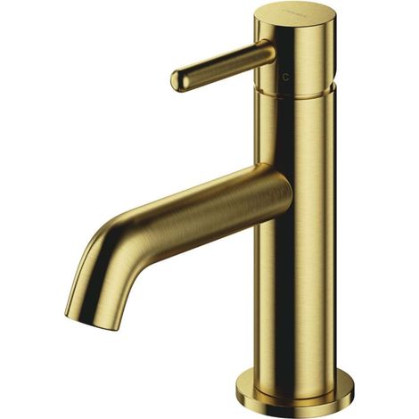 OMNIRES Y - Grifería de lavabo, latón cepillado Y1210NBSB (1/4)