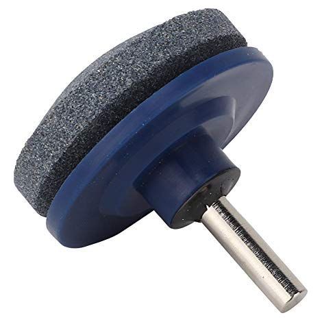 2 Pcs Tondeuse Lame Aiguiseur Jardin Outils Aiguiseur Broyage Puissance Perceuse À Main (1/5)