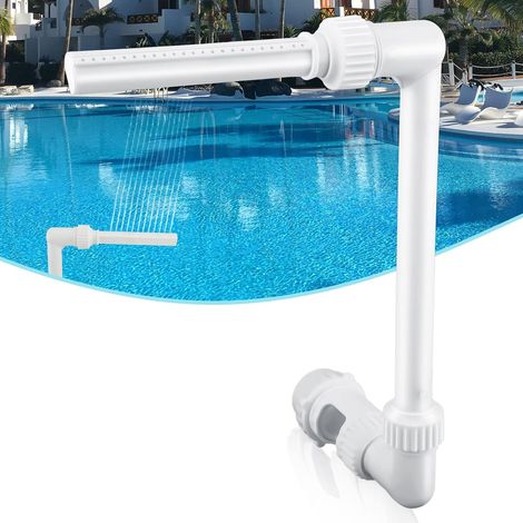 Fontana per piscina, fontana con irrigatore per piscina interrata e interrata, fontana per piscina con cascata regolabile, spruzzatore ad alta pressione per piscina, accessori per SPA