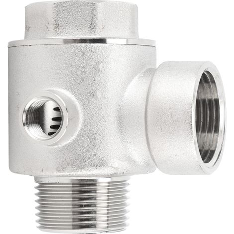 Clapet anti-retour laiton DN25 5 voies, filetage mâle/femelle, pour système de chauffage et eau