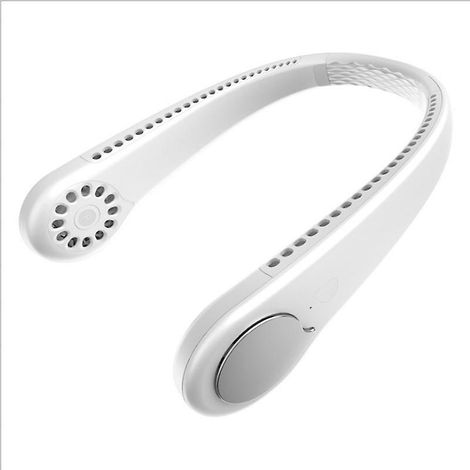 portable Usb Ventilateur De Cou Sans Lame Silencieux Avec Flux Dair  360, Personnel Mini Mobile Collier Ventilateur Nuque Refroidisseur Rechargeab (1/5)