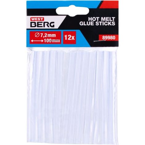Fusible WESTBERG 7,2 x 100 mm, 12 unidades, transparente, 89980.01