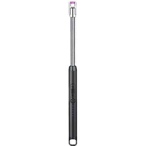 Briquet à arc électrique rechargeable à allumage par impulsion pour barbecue, cuisinière à gaz, bougie et feux d'artifice. Outil de cuisine d'extérieur à col flexible et coupe-vent. (1/5)