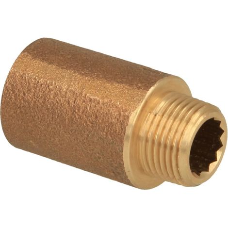 Rallonge de robinet 3/8'' x 30 mm laiton rouge
