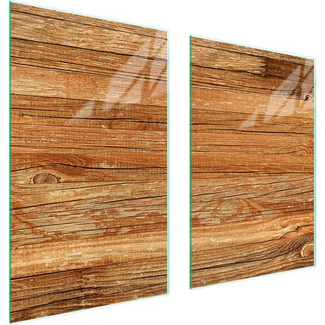 PLACA PROTECTORA DE VIDRIO PARA COCINA 65x52 MADERA (1/5)