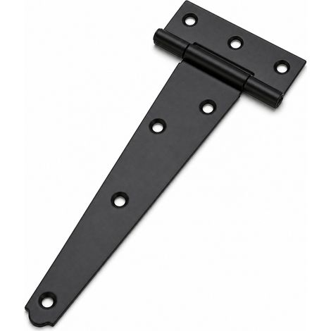 Charnière T 2 Pièces Acier Noir 6 Pouces pour Portail extérieur (1/5)