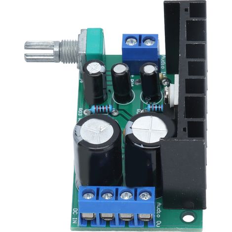 Module amplificateur mono pour haut-parleur, carte d'amplification de puissance 1 canal 12-24 V 5-120 W TDA2050 (1/5)