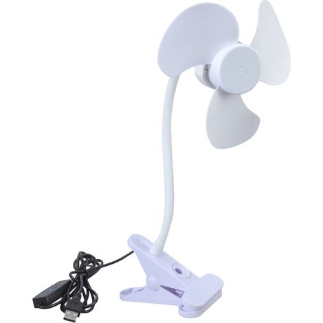 Ventilateur USB portable avec pince, 5V, réglable, pour l'installation, la maintenance et une utilisation pratique.-AquaForge