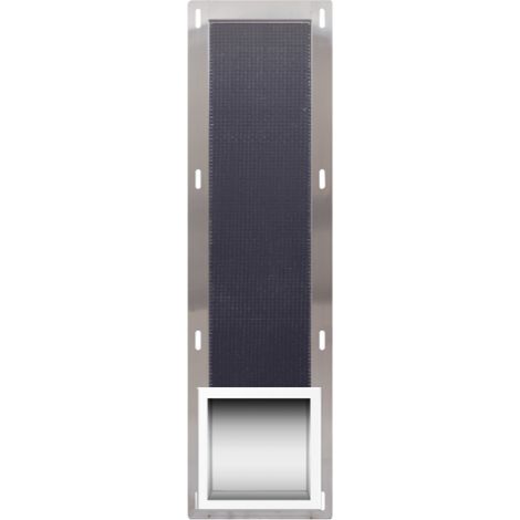 Balneo Distributeur papier-toilette encastrable 72x19,5x12,1cm, acier inoxydable, finition blanc, WALL-BOX PAPER 3 (1/5)