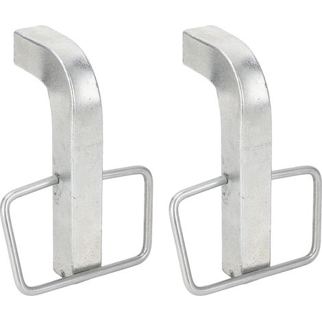 4 1/4 Zoll x 15 mm L-förmige Schnappbolzen minimieren Geräusche, hochbelastbarer, verzinkter Stahl mit Clips für Gewichtsverteilungskupplungen. (1/5)