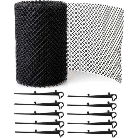 Grille de protection de gouttière 80018CM avec 15 clips (1/4)