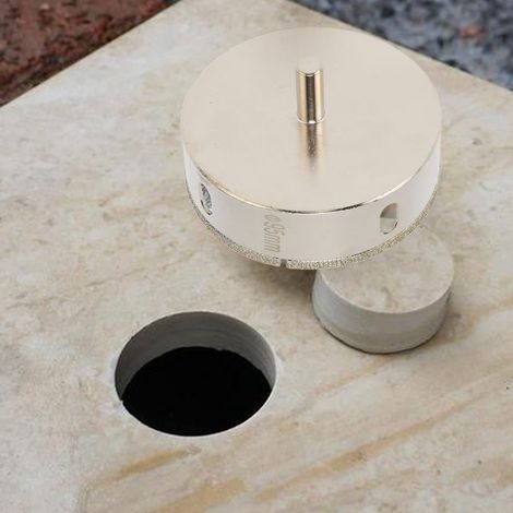 Foret de 95 mm pour percer le verre, abrasif diamanté, outil de perçage pour marbre, carrelage et verre (1/5)