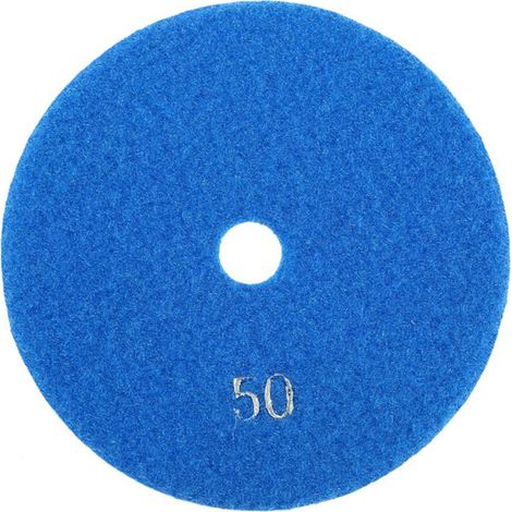 Jeffergarden Tampons de polissage diamantés humides de 5 pouces (125 mm) pour granit, béton et marbre (50 pièces)