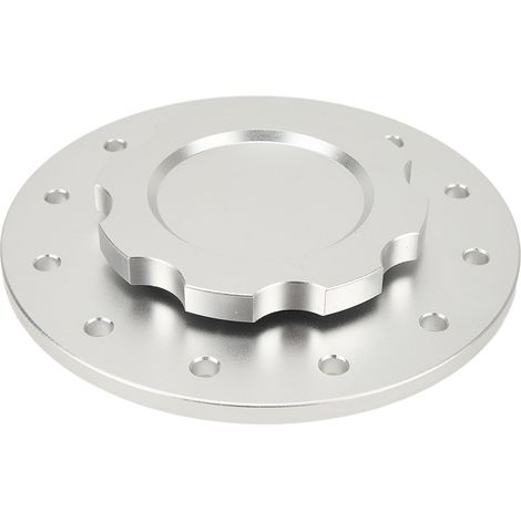 Bouchon de réservoir SLFCC 01 12 boulons étanche robuste, kit joint adaptable universel auto, efficacité fiable, fonctionnement flexible, couleur argent. (1/5)